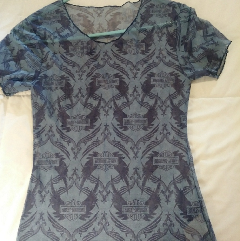 Harley Davidson sheer top